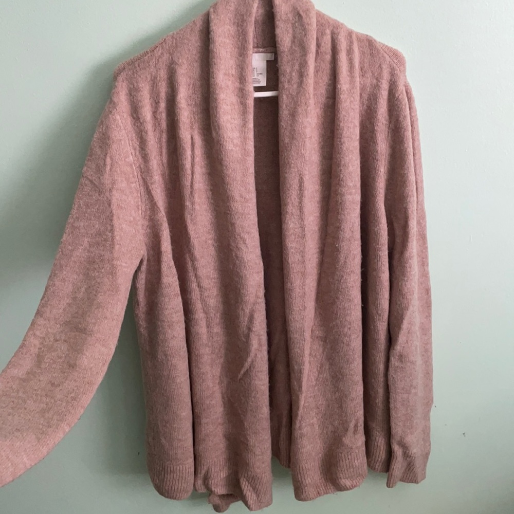 H&M Basic Chunky Cream/Beige Cardigan